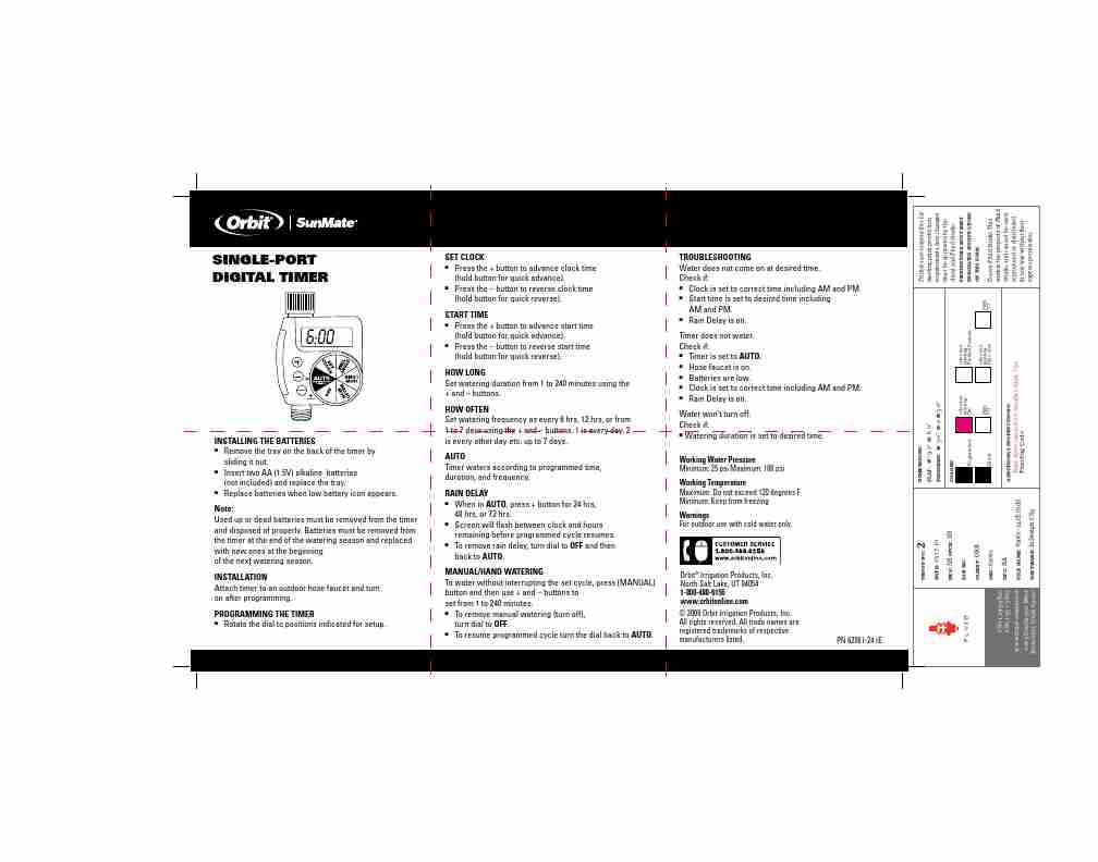 Orbit Lcd Single Port Hose Faucet Timer Manual-page_pdf